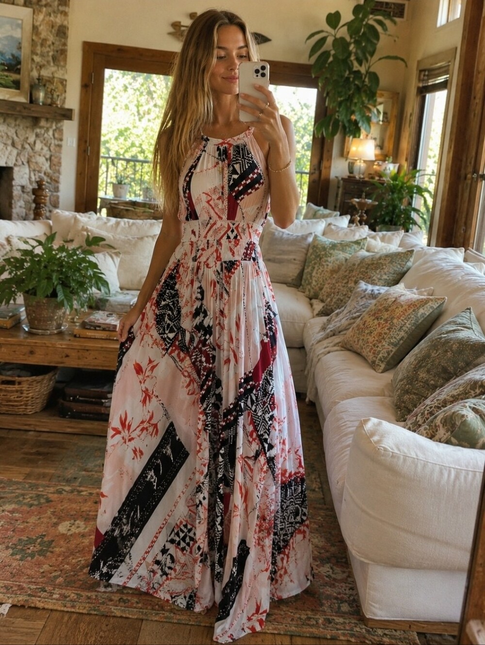 Abel The Label Halter Maxi Dress